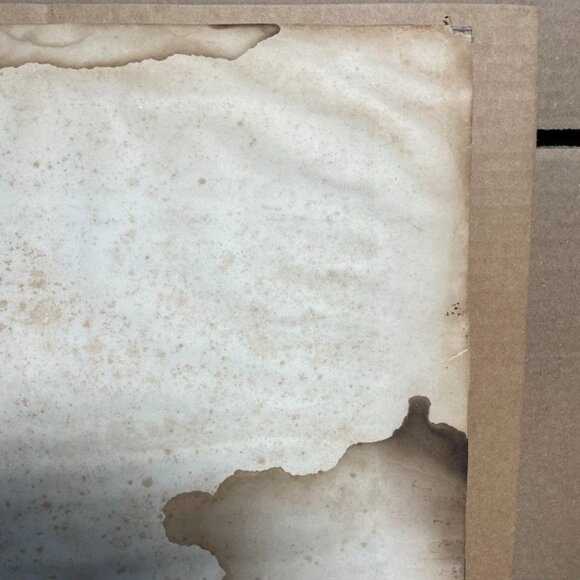 1930s Basil Bradley The Old Soldier Horses War Lithograph Print with Damage READ - Picture 13 of 16